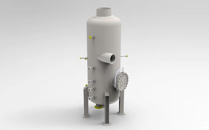 Atm Drain Tank nach ASME SEC.VIII.DIV.1 für Kraftwerk im Irak – Druckbehälter Konstruktion Lohmann Engineering