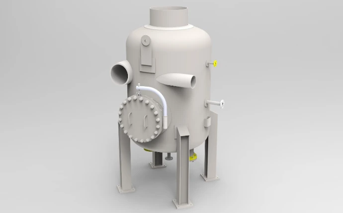 acuum Drain Tank nach ASME SEC.VIII.DIV.1 für Kraftwerk im Irak – Druckbehälter Konstruktion Lohmann Engineering